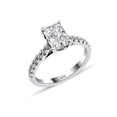 1.85 Karat Radiant Tektaş Laboratuvar Pırlanta Yüzük - HRD Sertifikalı (1)